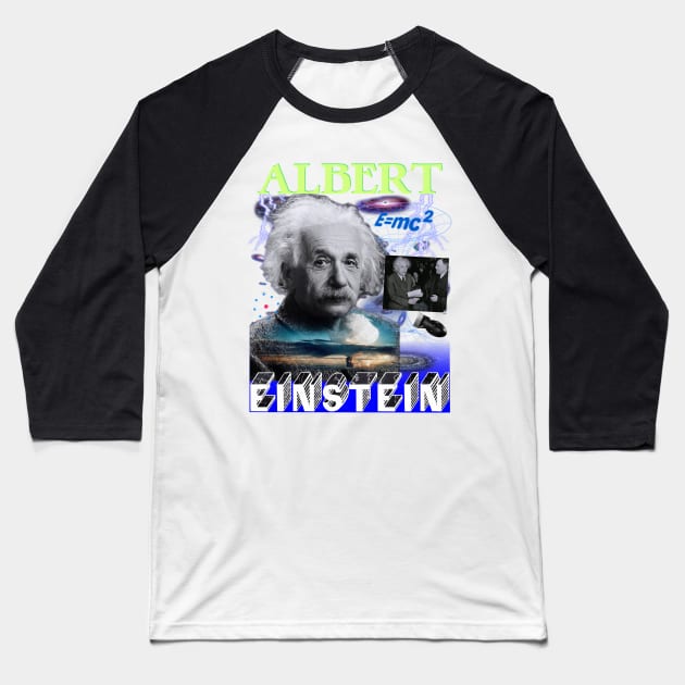 HISTORY RAP TEE Science Math Genius Baseball T-Shirt by blueversion